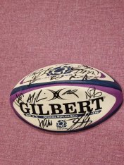 Signed Rugby ball